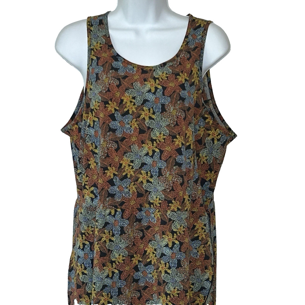 Toad and Co Sunkissed Maxi Dress XL Floral Asymmetrical Hem Sleeveless Pockets